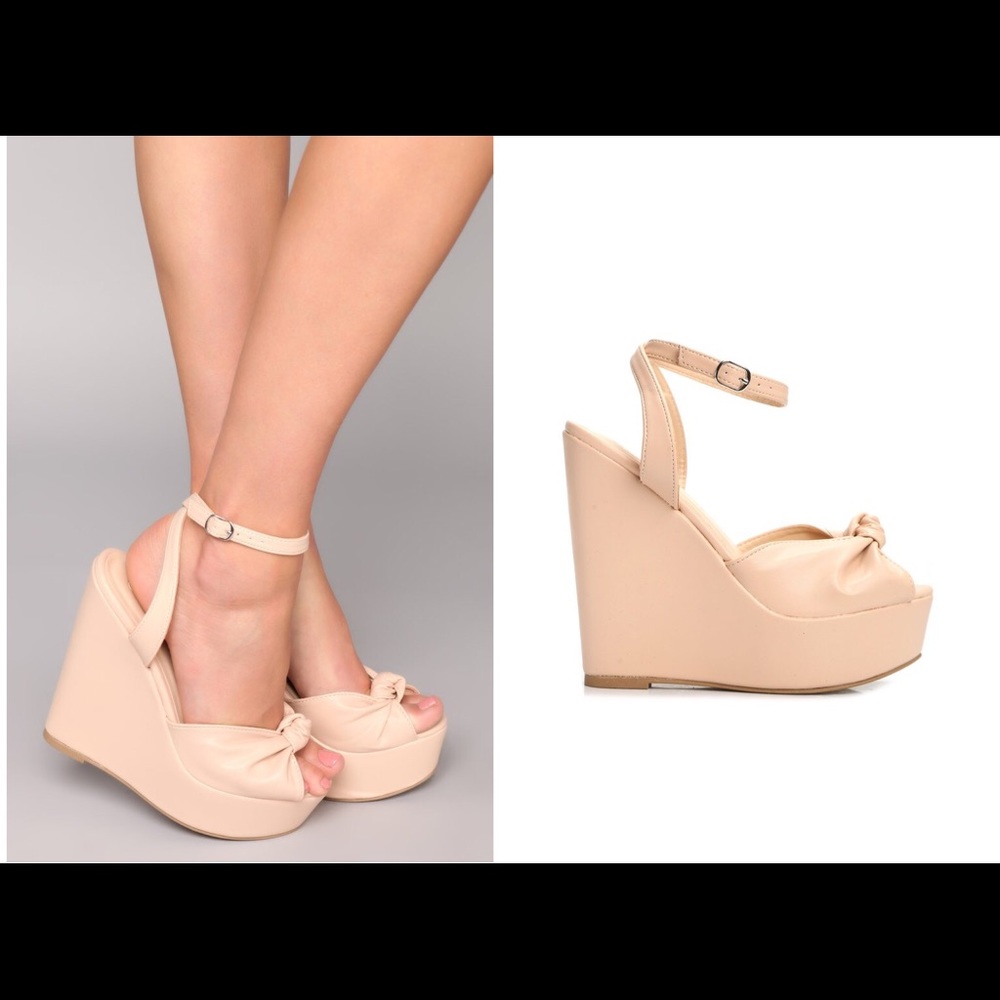 Brand New Nude Wedges